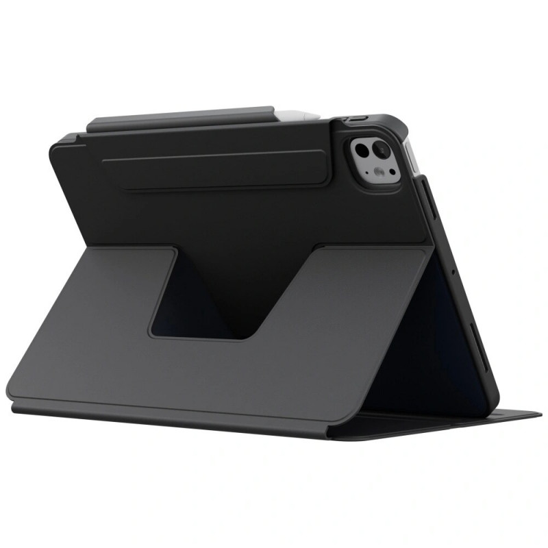 UNIQ Rovus Snapmount Magnetic 360 Rotating Detachable etui na tablet do Apple iPad Pro 11 2024, czarny