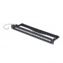StarTech.com C6PANELSTP241U 24-portowy panel krosowy keystone 1U pusty z listwą do prowadzenia kabli, 48,3 cm, CAT6A, czarny