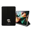 Karl Lagerfeld KLFC11OKHK Book Cover dla Apple iPad Pro 11 2021 3rd Gen, czarny Saffiano Karl Head