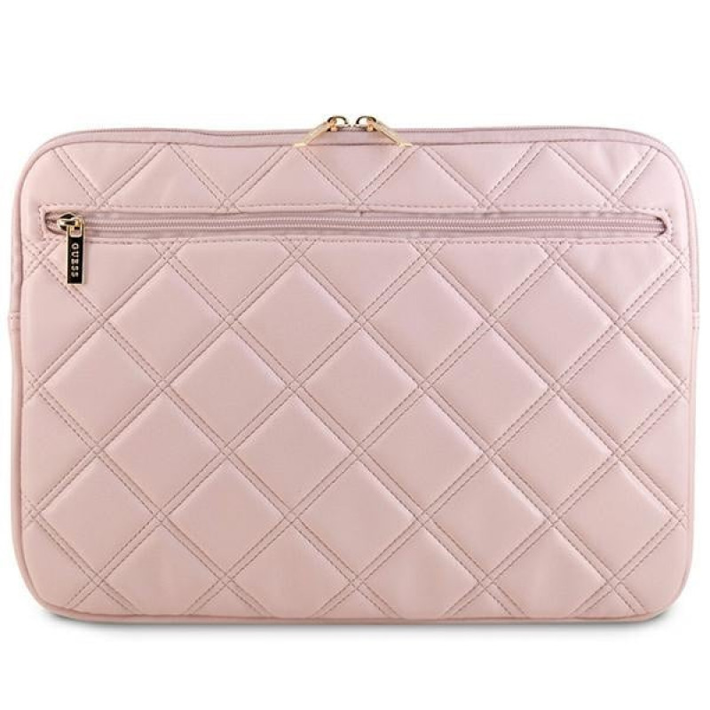 Etui na laptopa Guess Quilted 4G GUCS14ZPSQSSGP 14" różowe