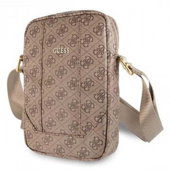 Etui na tablet Guess GUTB104GB do tabletów 10", brązowe, 4G UPTOWN