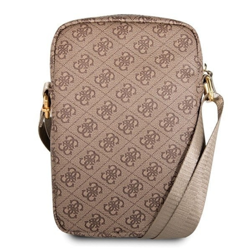 Etui na tablet Guess GUTB104GB do tabletów 10", brązowe, 4G UPTOWN
