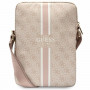 Torba na tablet Guess GUTB10P4RPSP 4G Stripes 10", różowa