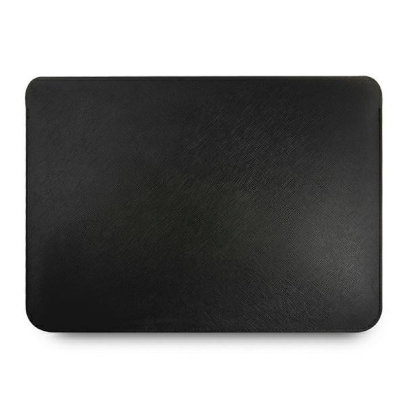 Etui na 13" laptop Guess GUCS13PUSASBK Saffiano Script, czarne