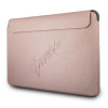 Etui na 13" laptop Guess GUCS13PUSASPI Saffiano Script, różowe