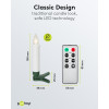 Goobay 75258 Bezprzewodowe LED świeczki choinkowe (20 szt.), w tym 20x AAA (LR03), klipsy, pilot, timer, ściemniane, ciepła biel (2600 K)