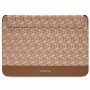 Etui na laptopa Guess GUCS14HGCFSEW 14", GCube Stripes, brązowe