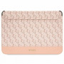 Etui na laptopa Guess GUCS14HGCFSEP 14", GCube Stripes, różowy