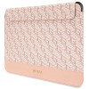Etui na laptopa Guess GUCS14HGCFSEP 14", GCube Stripes, różowy