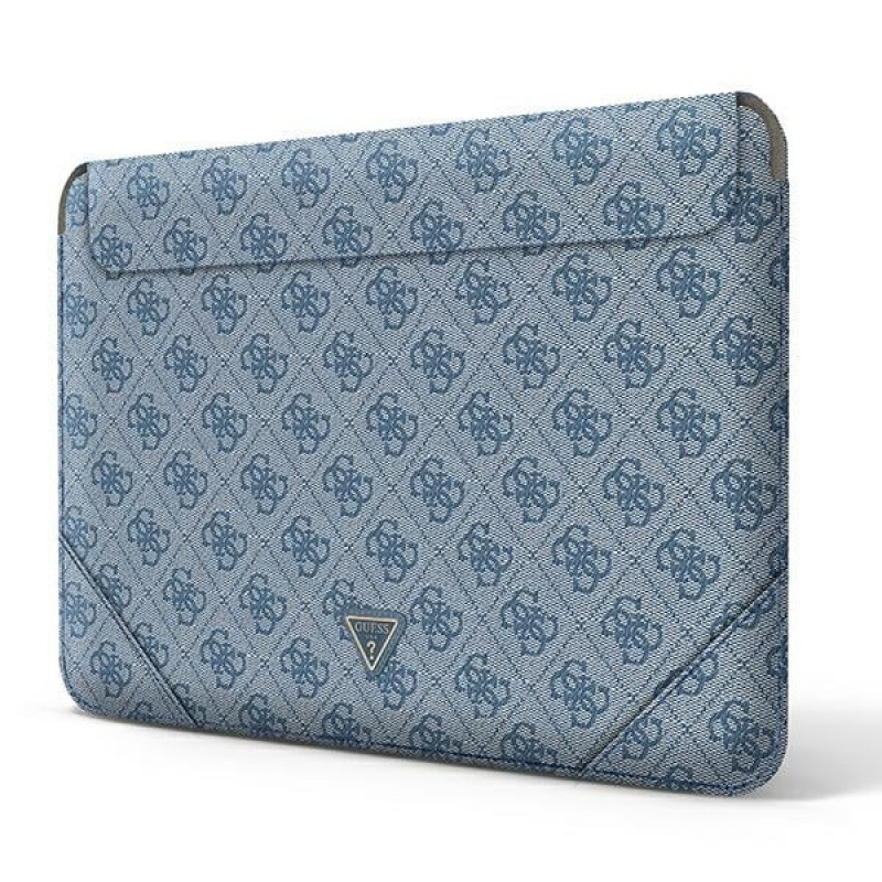 Etui na laptopa Guess GUCS14P4TB 13/14 cala, 4G Uptown Triangle, niebieski