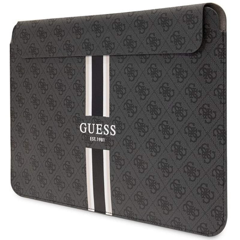 Etui na laptopa Guess GUCS14P4RPSK 14 cali, 4G Printed Stripes, czarne