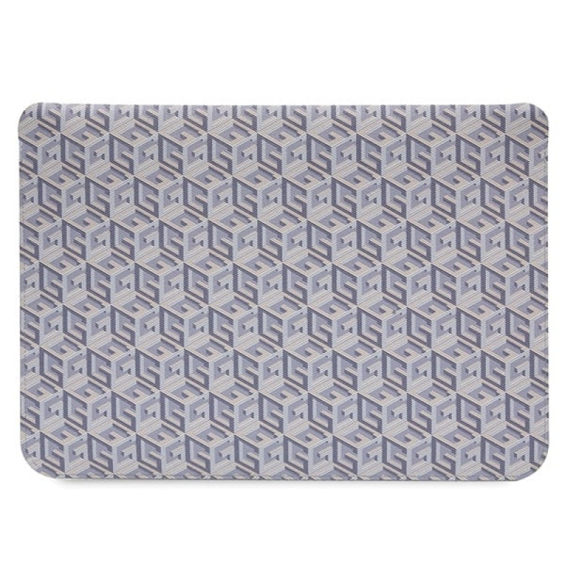 Etui na laptopa Guess GUCS14HGCFSEB 14", GCube Stripes, niebieskie