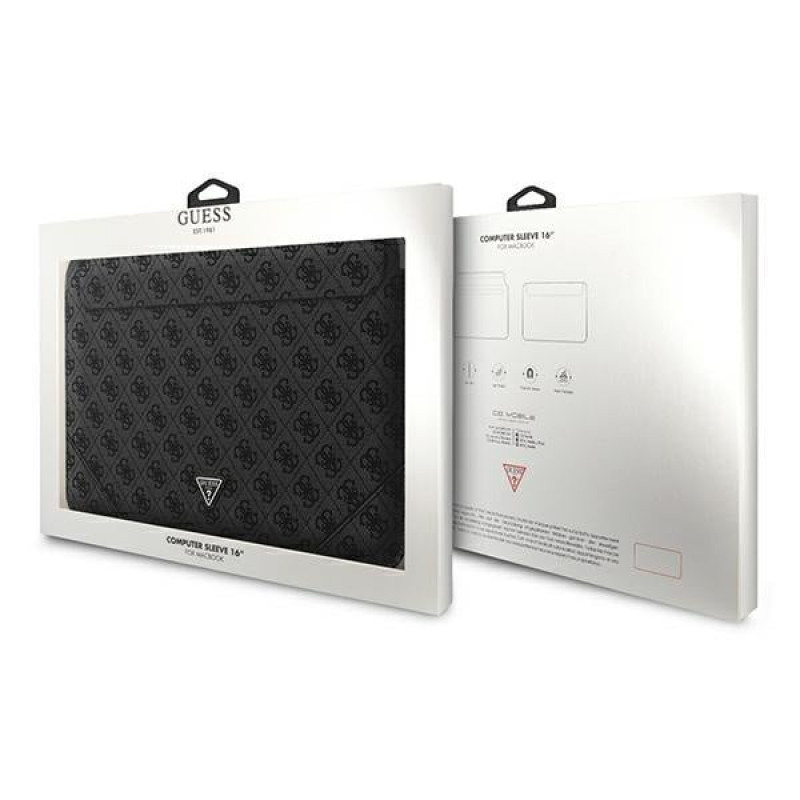 Etui na laptopa Guess GUCS16P4TK 16", 4G Uptown Triangle, czarne