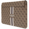 Etui na laptopa Guess GUCS14P4RPSW 14 cali, 4G Printed Stripes, brązowe