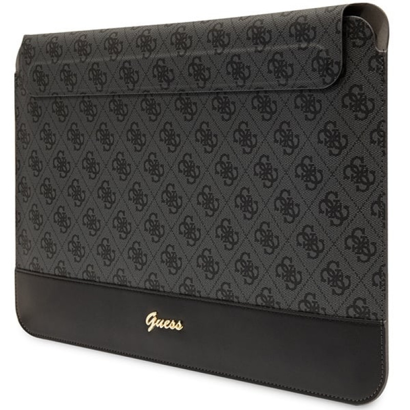 Etui na laptopa Guess GUCS14PS4SGK 14 cali, 4G Stripe Metal Logo, czarne