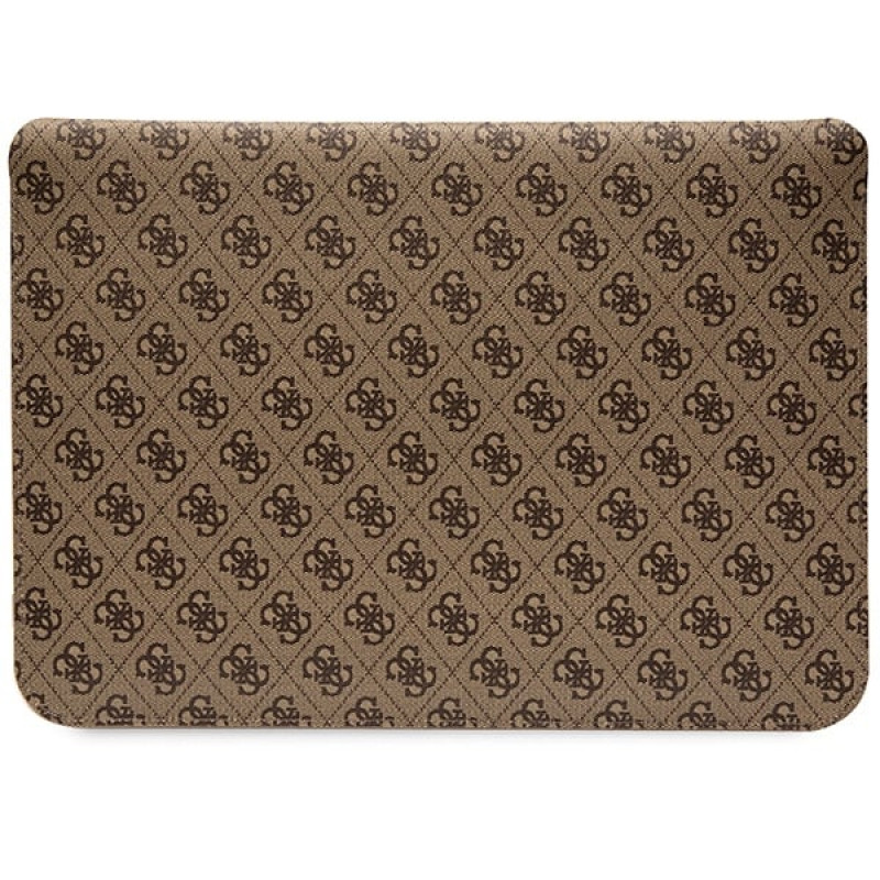 Etui na laptopa Guess GUCS14PS4SGW 14", 4G Stripe Metal Logo, brązowe