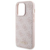 Guess GUBPM5P15L4GEMGP Apple iPhone 15 Pro etui twarde + powerbank MagSafe 5000 mAh, 4G Metal Logo, różowy