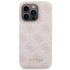 Guess GUBPM5P14L4GEMGP Apple iPhone 14 Pro etui twarde + powerbank MagSafe 5000 mAh, 4G Metal Logo, różowy