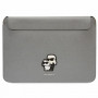 Karl Lagerfeld KLCS14SAKCPMG Etui na laptopa 14", srebrne, Saffiano Karl&Choupette