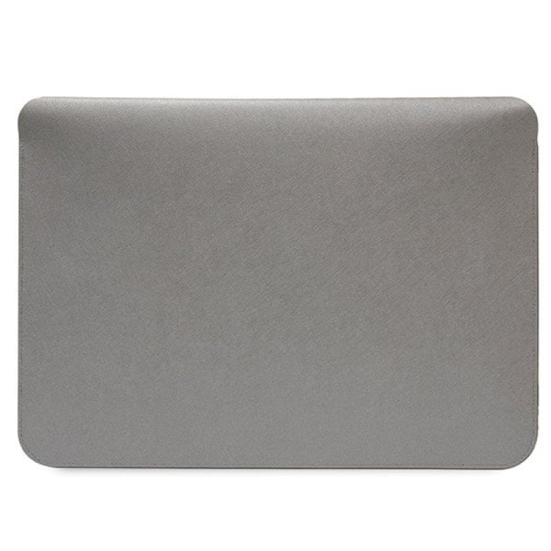 Karl Lagerfeld KLCS14SAKCPMG Etui na laptopa 14", srebrne, Saffiano Karl&Choupette