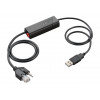HP Poly APU-76 elektroniczny adapter hook-switch do zestawów słuchawkowych, zgodny z TAA (85R00AA)