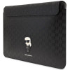 Karl Lagerfeld KLCS14SAKHPKK Etui na laptopa 14", czarny, Saffiano Monogram Ikonik