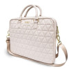 Guess GUCB15QLPK Torba na laptopa 15", różowa, pikowana