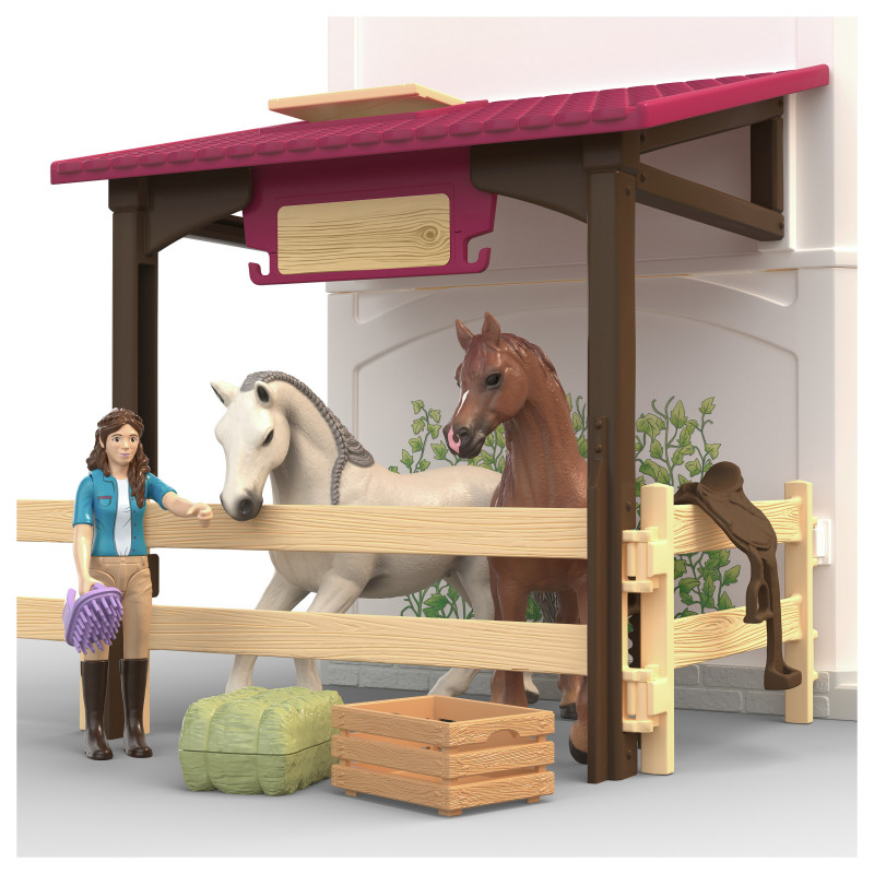 Schleich Horse Club Willa nad jeziorem i padok zestaw zabawkowy 42785
