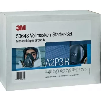 3M Zestaw startowy maski pełnotwarzowej serii 6000 rozmiar M z filtrami A2P2 (DE272919916)