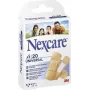 Plastry opatrunkowe 3M Nexcare Universal, 20 sztuk w różnych rozmiarach, w kolorze skóry, oddychające i wodoodporne, bez lateksu (N0320AS)