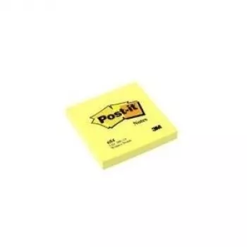 3M Post-it Notes 654, 76 x 76 mm, żółty kanarkowy, 100 kartek na blok, opakowanie 12 szt.