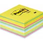 Kostka karteczek samoprzylepnych 3M Post-it, 76 x 76 mm, Ultra Colors, 450 kartek, papier certyfikowany PEFC, 1 kostka (2030-U)