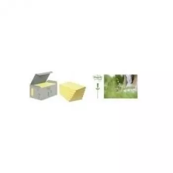 3M Post-it Recycling Notes Haftnotizen, 76 x 76 mm, żółty (6541B)