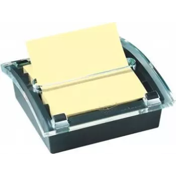 3M Post-it Recycling Z-Notes Samoprzylepne Karteczki Żółty, 12 Bloczków + Darmowy Dyspenser (C2014Y12)
