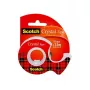 Taśma 3M Scotch Crystal Clear 600 z ręcznym dozownikiem, 19 mm x 7,5 m, przezroczysta 6-1975D