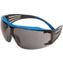 Okulary ochronne 3M SecureFit SF402XSGAF-BLU, szare szkła antymgłowe i antyrysowe, niebieska oprawka, XS