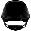 3M SecureFit X5512V-CE-4 Wentylowany Kask Ochronny ze Wskaźnikiem UV, Czarny, EN 397