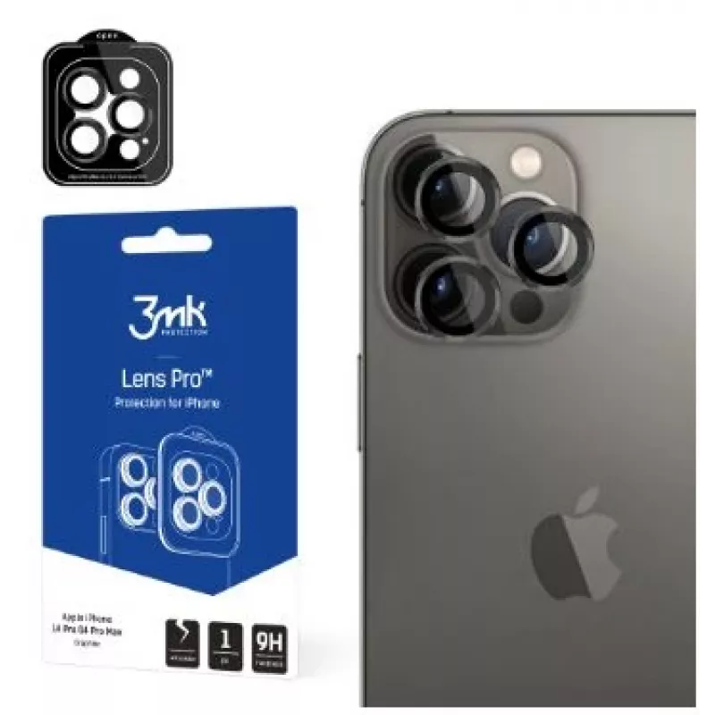3MK Apple iPhone 14 Pro/14 Pro Max Lens Protection Pro Graphite