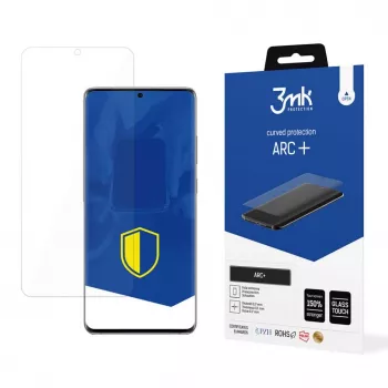 3MK ARC+ Elastyczna folia ochronna na ekran do Samsung Galaxy S20 Plus 5G – folia hybrydowa, samoregenerująca, kryształowo przezroczysta