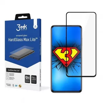 3MK Hard Glass Max Lite Szkło Ochronne do Xiaomi Poco X3 NFC / Poco X3 Pro - Czarny