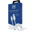 3MK Hyper Cable USB-A do USB-C 5A 60W 1,2m Biały