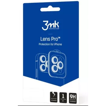 3MK Lens Protection Pro do iPhone 12 Pro Max – Hartowane szkło ochronne na obiektyw aparatu (czarny)