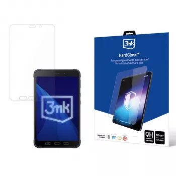 3MK PROTECTION Samsung Galaxy Tab Active 3 HardGlass Screen Protector - 9H Tempered Glass, 0.3mm, Crystal Clear