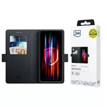 3MK Wallet Case do Oppo Reno10 5G, Czarny
