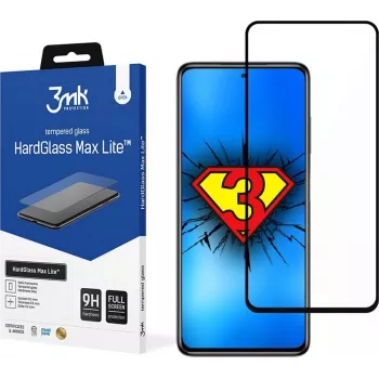 3MK Xiaomi POCO X3 GT Black - HardGlass Max Lite Szkło hartowane do ekranu