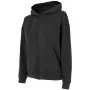 4F Damska bluza z okrągłym dekoltem Deep Black H4Z22 BLD041 20S M