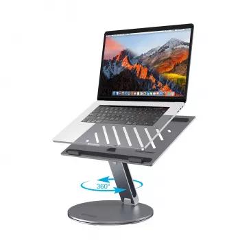 4smarts ErgoPro Stojak na laptop/tablet (Szary, Aluminium, Składany, 10-17 cali)