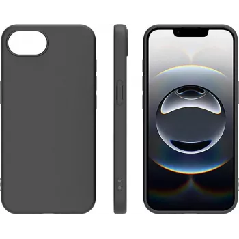 Etui TPU 4smarts dla iPhone 17e / 16e, czarny (541815)