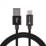 4SMARTS USB-A do USB-C Kabel RapidCord 2A, 2m, Czarny