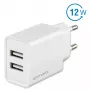 4SMARTS VoltPlug Dual 12W Wall Charger (without Cable), White